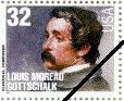 U.S. Mail stamp: Louis Moreau Gottschalk